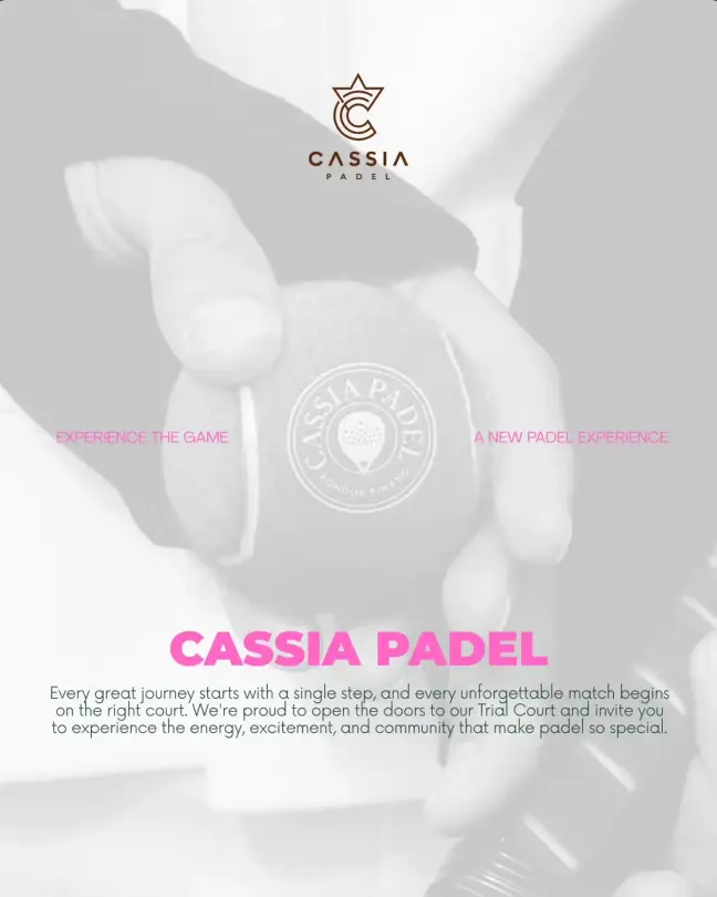 Cassia Padel intro card